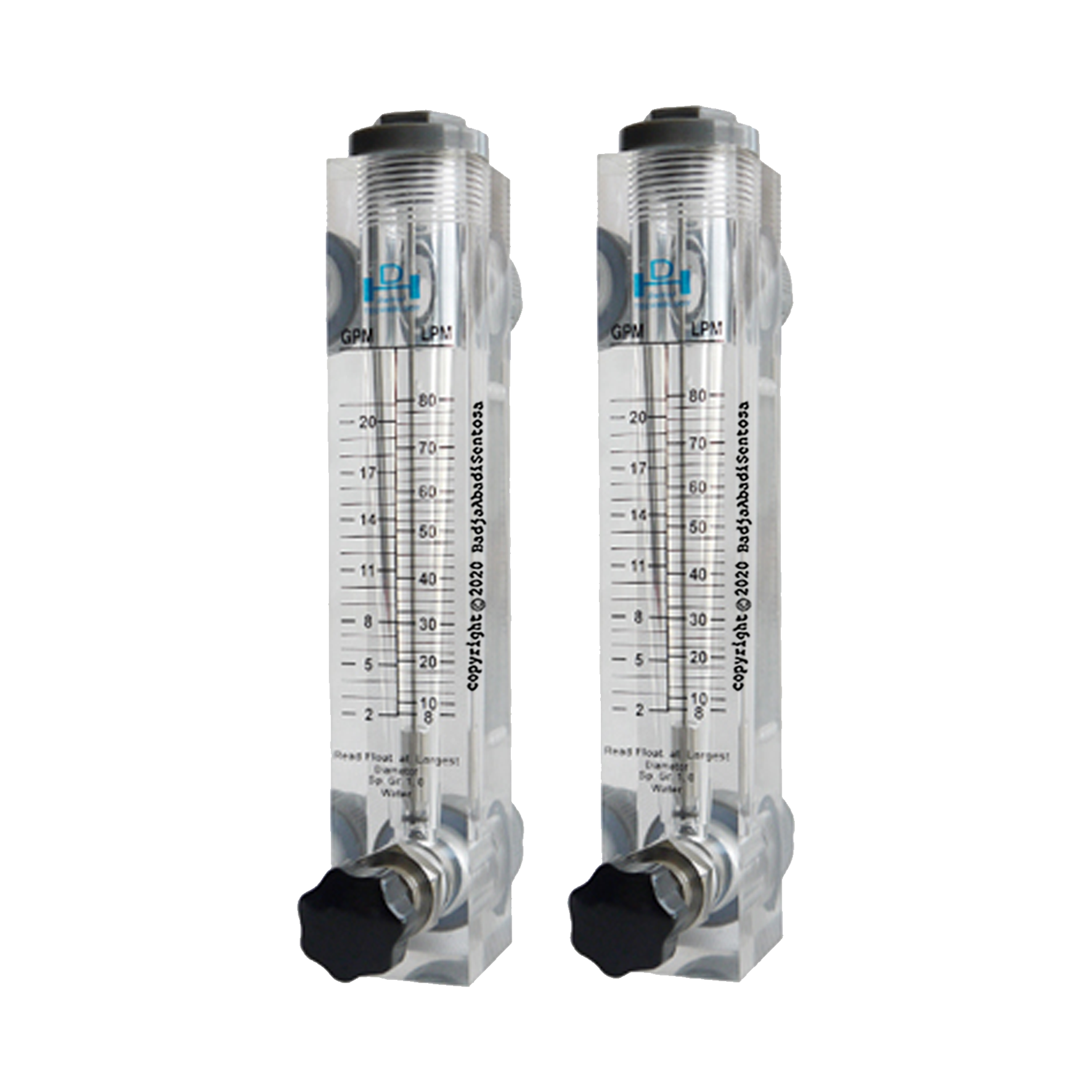 Fast Flo - Acrylic Tube Rotameter